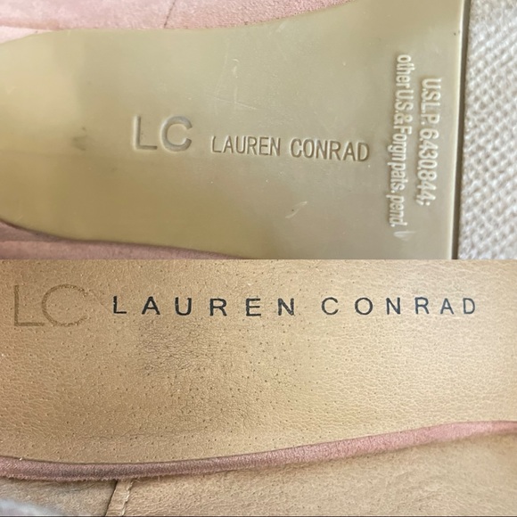 LC Lauren Conrad powder pink suede heels 👠💕 - Picture 3 of 4